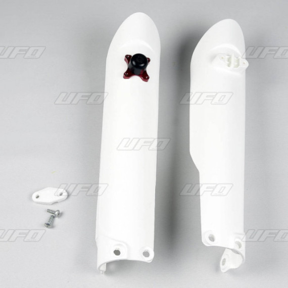 UFO Starting device whit fork slider protectors KTM125-525 SX/SXF 15- White 047