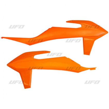 UFO Radiator covers KTM SX/SX-F 125-450 19- EXC/EXC-F 125-500 20- Orange 127