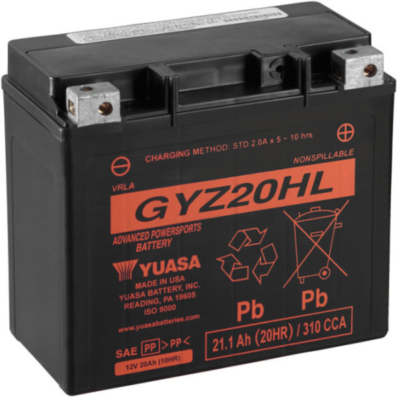 Yuasa Battery, GYZ20HL (wc)