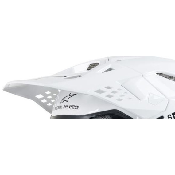 Alpinestars Visor S-M10/S-M8 - SOLID White