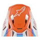 Alpinestars Visor S-M8 - CONTACT Matt Orange