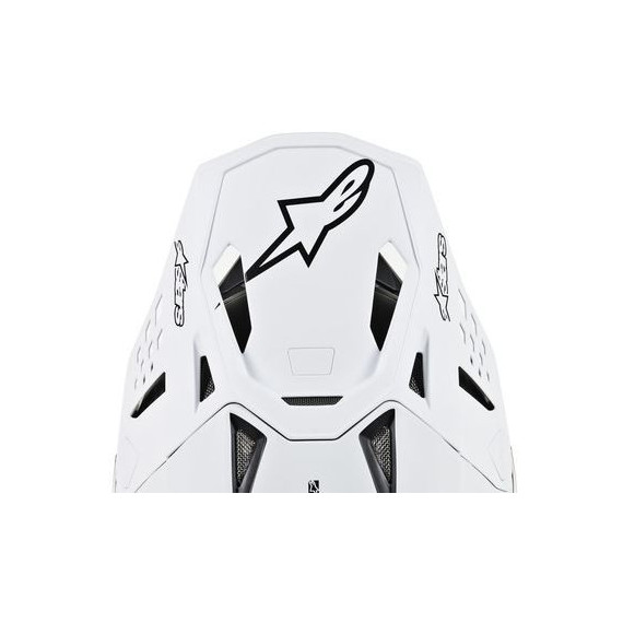 Alpinestars Visor S-M10 - DYNO Matt White