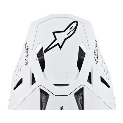 Alpinestars Visor S-M10 - DYNO Matt White