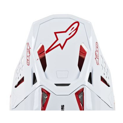 Alpinestars Visor S-M10 - DYNO White Glossy