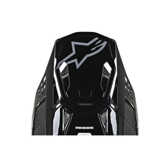 Alpinestars Visor S-M8 - TRIPLE Black Glossy