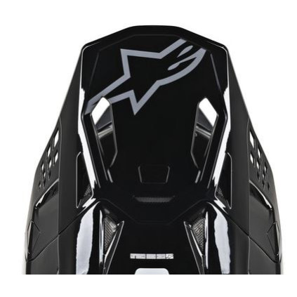 Alpinestars Visor S-M8 - TRIPLE Black Glossy