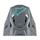 Alpinestars Visor S-M8 - RADIUM Cool Grey Teal