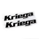 KRIEGA STICKER - BLACK