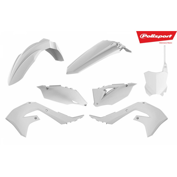 Polisport plastic kit KX450 19- White (1)