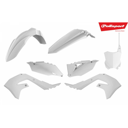 Polisport plastic kit KX450 19- White (1)