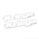 KRIEGA STICKER - WHITE