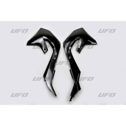 UFO Radiator covers KX250F 21- ,KX450F 19-  Black 001