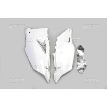 UFO Side panels KX250F 21- ,KX450F 19-  White 047