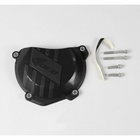 UFO Clutch cover SXF250/350 16-,EXCF250/350 17-,FC250/350 16-,FE250/350 17- Blac