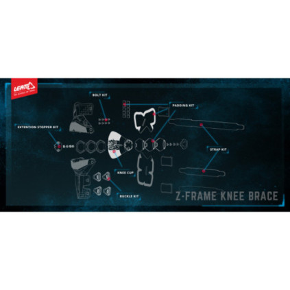 Leatt Buckle kit Z-Fronte pair