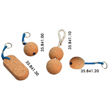 Osculati Cork ball keychain 105x50x25mm