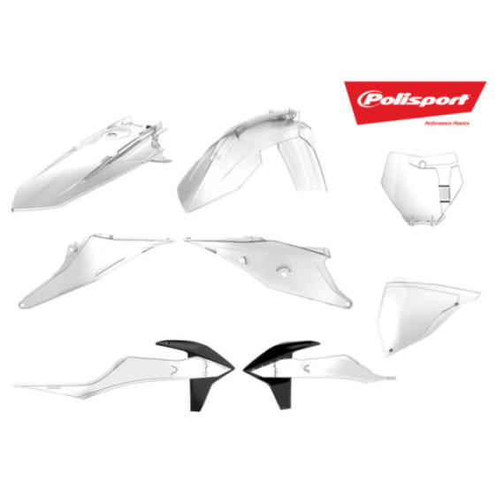 Polisport Complete kit SX/SX-F 2019- Clear (1)