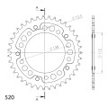 Supersprox Stealth Rear sprocket Black 