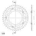 Supersprox Stealth Rear sprocket Black 