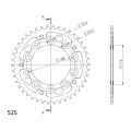 Supersprox Stealth Rear sprocket Black 