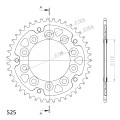 Supersprox Stealth Rear sprocket Black 