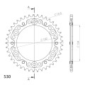 Supersprox Stealth Rear sprocket Black 