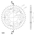 Supersprox Stealth Rear sprocket Red 