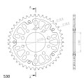 Supersprox Stealth Rear sprocket Gold 