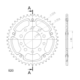 Supersprox Stealth Rear sprocket Gold 