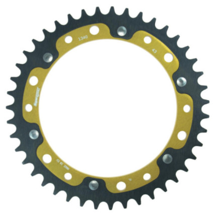 Supersprox Stealth Rear sprocket Gold 