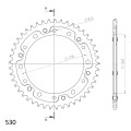 Supersprox Stealth Rear sprocket Blue  