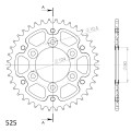 Supersprox Stealth Rear sprocket Red 