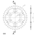 Supersprox Stealth Rear sprocket Blue  