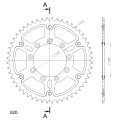 Supersprox Stealth Rear sprocket Orange 