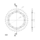 Supersprox Stealth Rear sprocket Black 