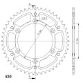 Supersprox Stealth Rear sprocket Gold 