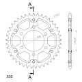 Supersprox Stealth Rear sprocket Gold 