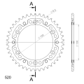 Supersprox Stealth Rear sprocket Black 