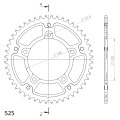 Supersprox Stealth Rear sprocket Silver