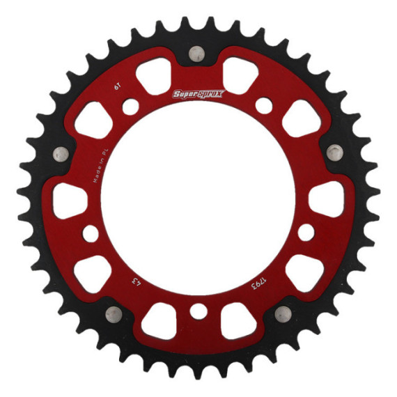 Supersprox Stealth Rear sprocket Red 