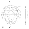 Supersprox Stealth Rear sprocket Gold 