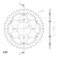 Supersprox Stealth Rear sprocket Gold 