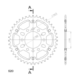 Supersprox Stealth Rear sprocket Gold 