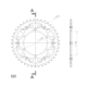 Supersprox Stealth Rear sprocket Silver