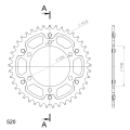 Supersprox Stealth Rear sprocket Black 