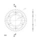 Supersprox Stealth Rear sprocket Gold 