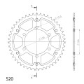 Supersprox Stealth Rear sprocket Black 