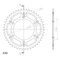 Supersprox Stealth Rear sprocket Silver