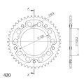 Supersprox Stealth Rear sprocket Gold 