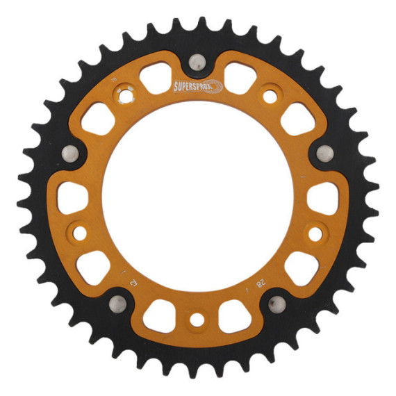 Supersprox Stealth Rear sprocket Gold 